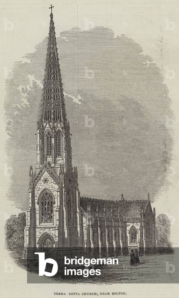 Terra Cotta Church, near Bolton (engraving)