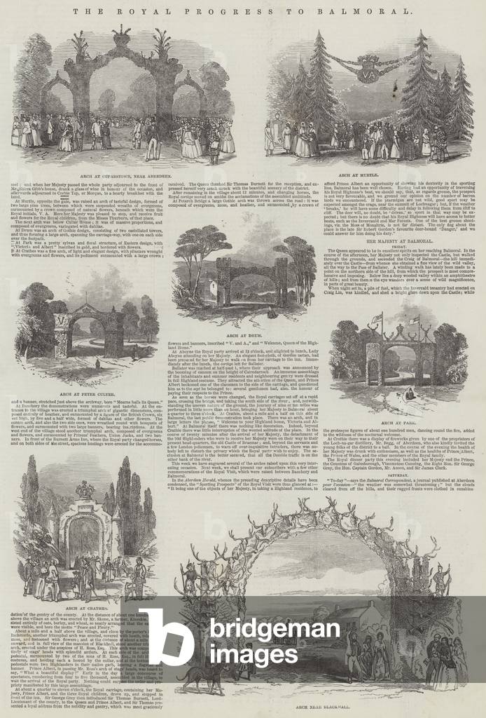 The Royal Progress to Balmoral (engraving)