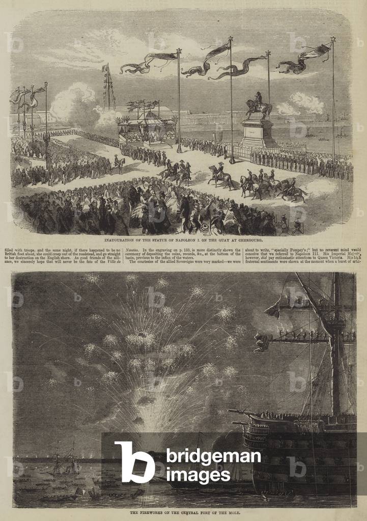 The Cherbourg Fetes (engraving)