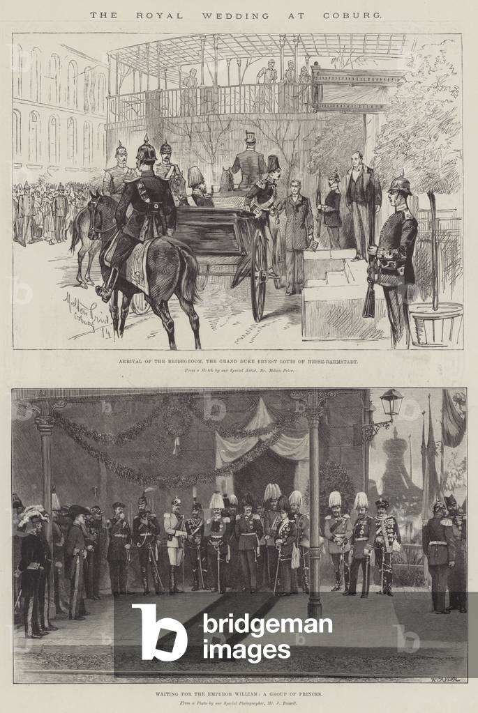 The Royal Wedding at Coburg (engraving)