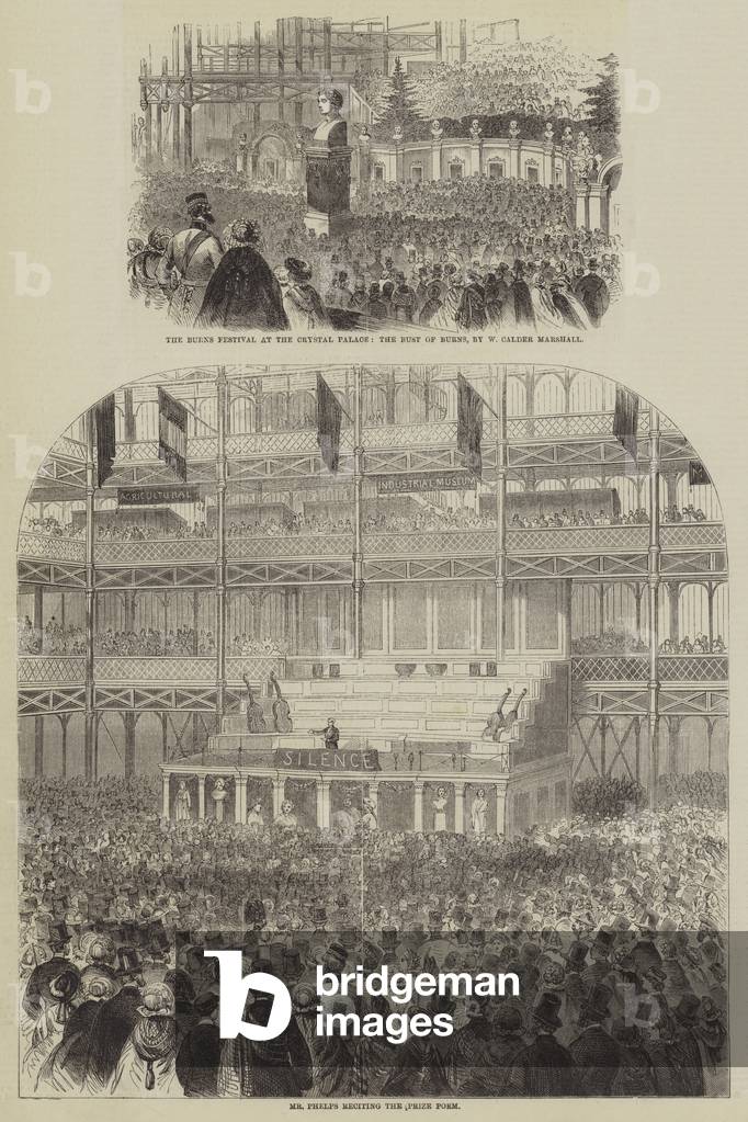 The Burns Celebrations in Scotland (engraving)