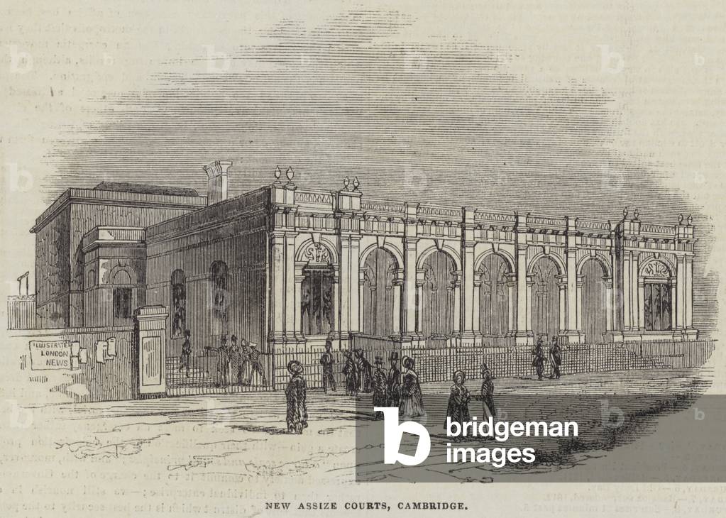 New Assize Courts, Cambridge (engraving)