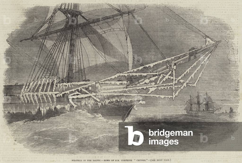 Weather in the Baltic, Bows of HM Corvette 