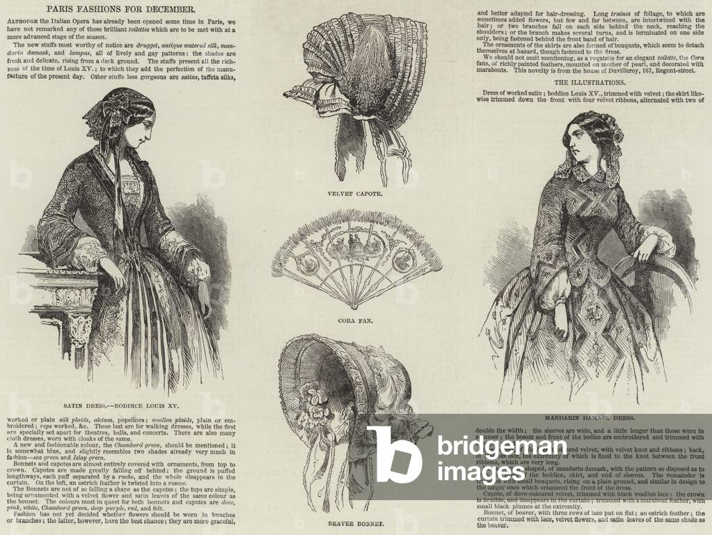 Paris Fashions for December (engraving)