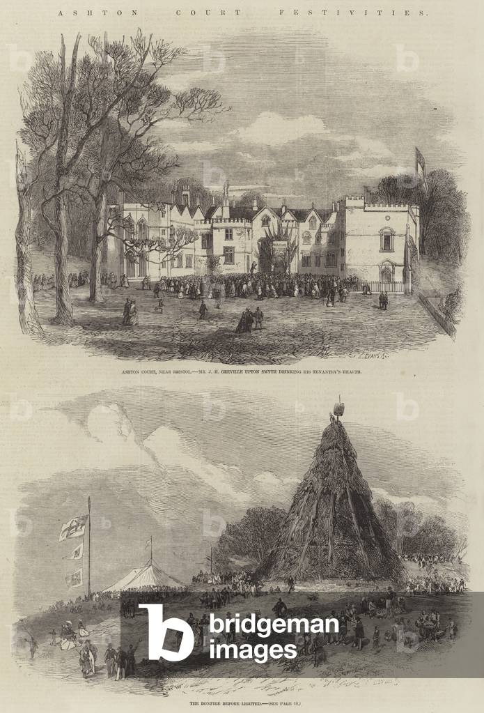 Ashton Court Festivities (engraving)