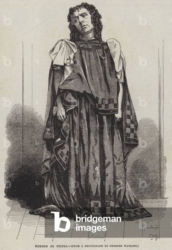 Robson as Medea (engraving)