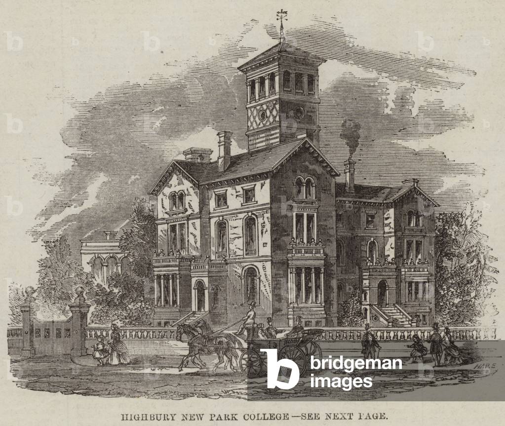Highbury New Park College (engraving)