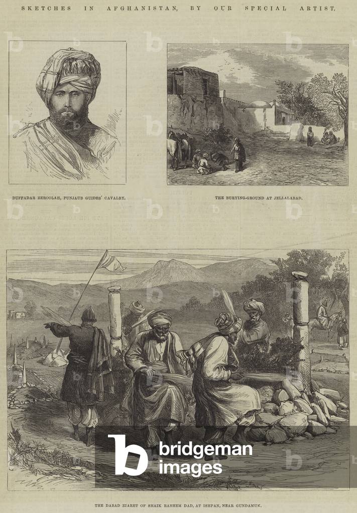 Sketches in Afghanistan (engraving)