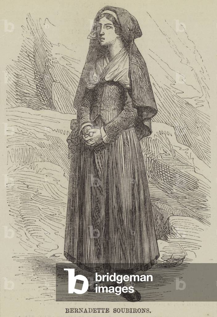 Bernadette Soubirons (engraving)
