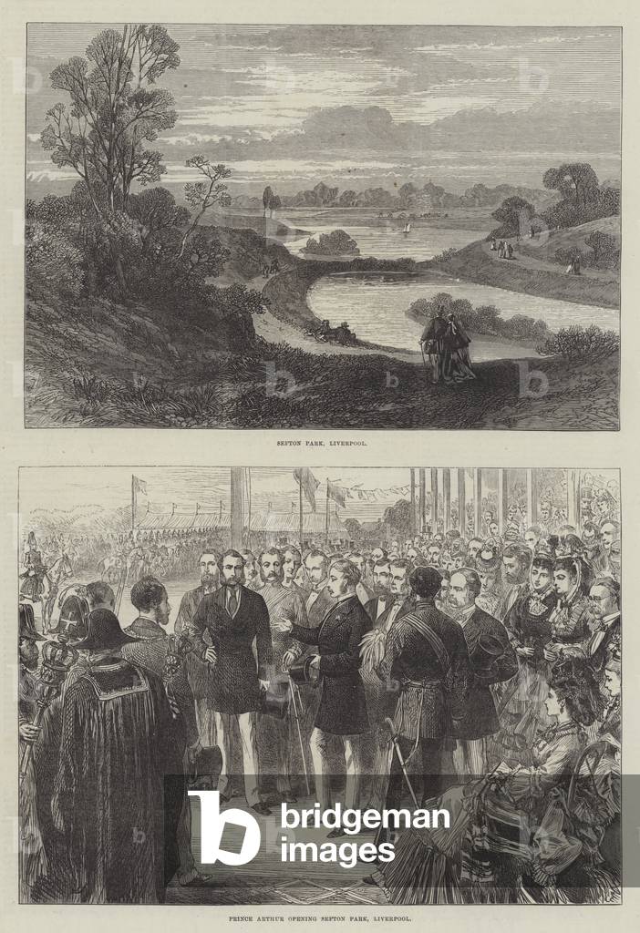 Prince Arthur in Liverpool (engraving)