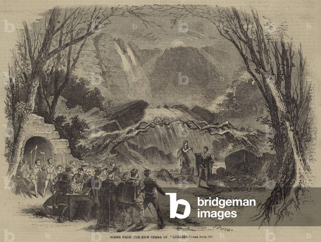 Scene from the New Opera of 