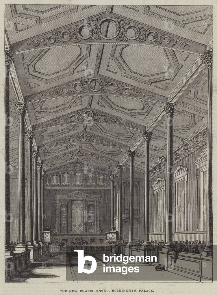 The New Chapel Royal, Buckingham Palace (engraving)