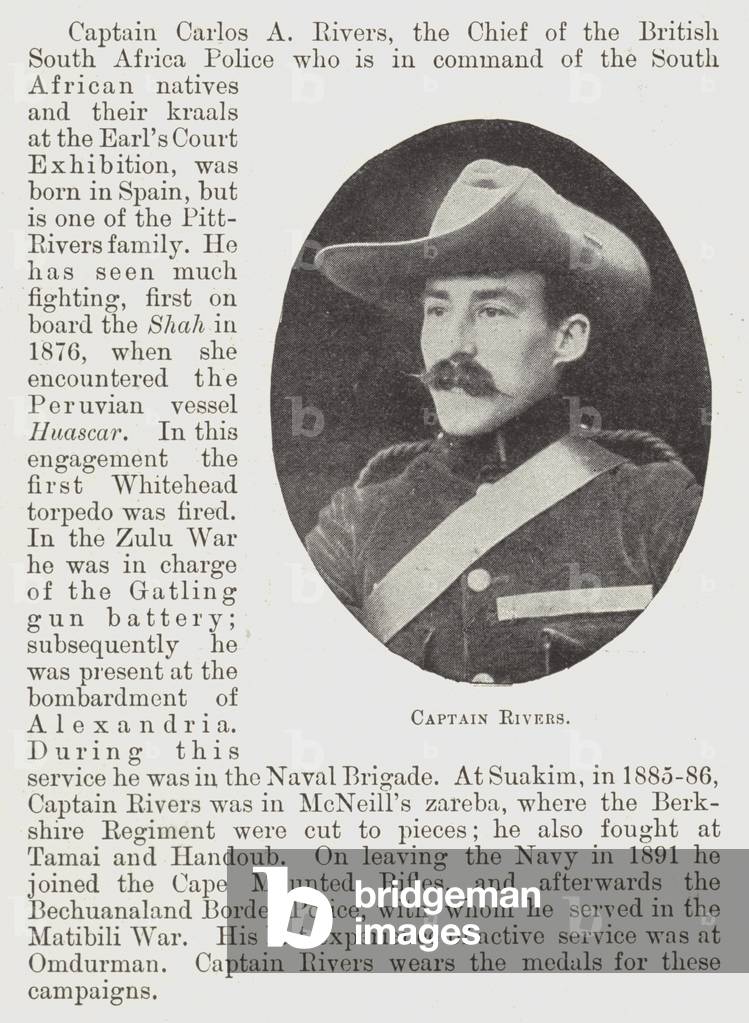 Captain Rivers (b/w photo)