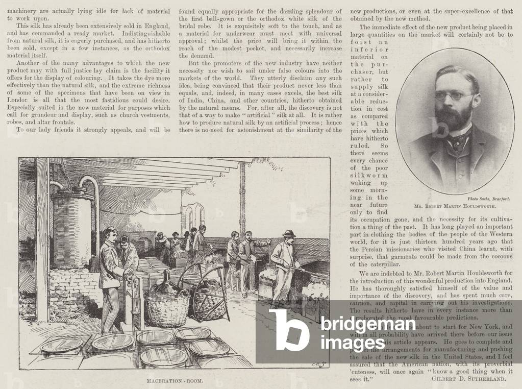 The Silkworm Out of Work (engraving)