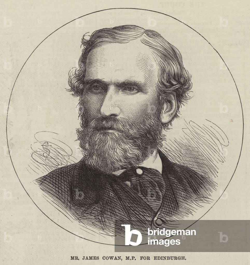 Mr James Cowan, MP for Edinburgh (engraving)
