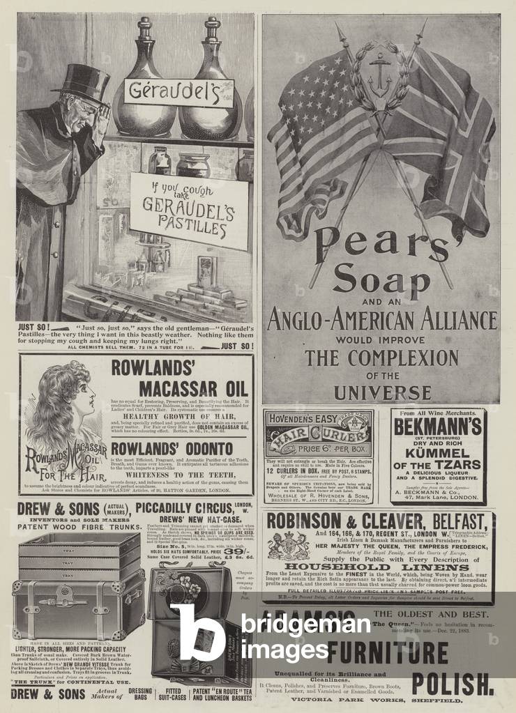 Page of Advertisements (engraving)