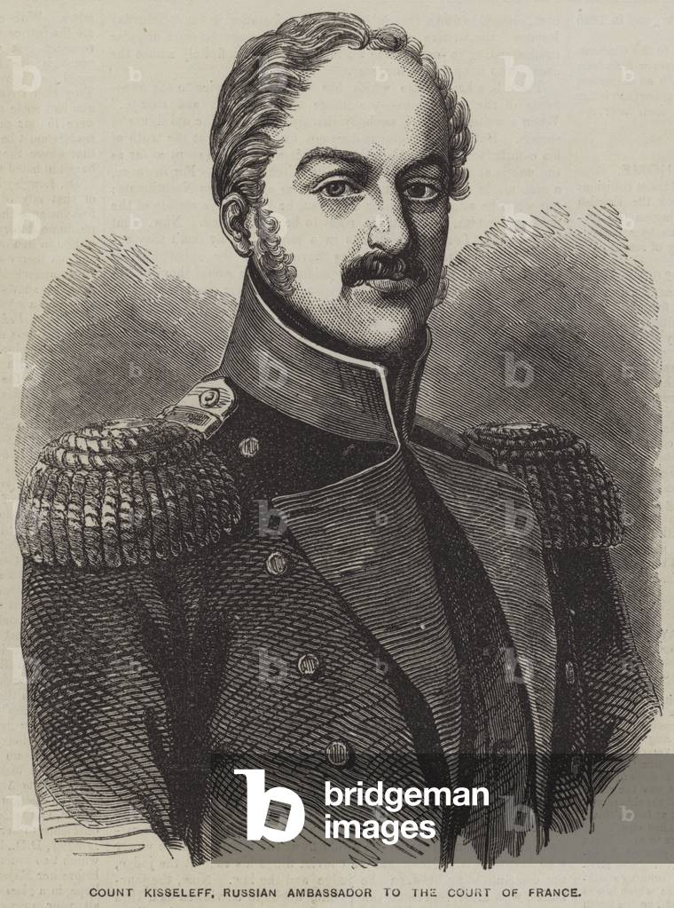 Count Kisseleff, Russian Ambassador to the Court of France (engraving)