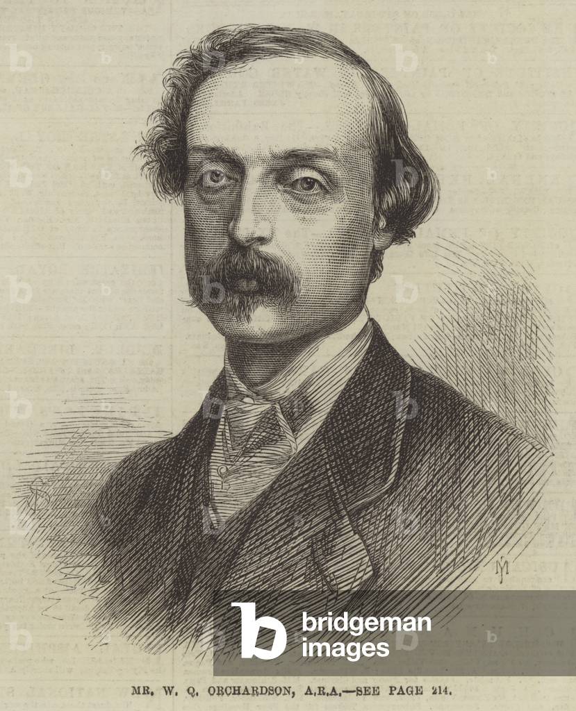 Mr W Q Orchardson, ARA (engraving)