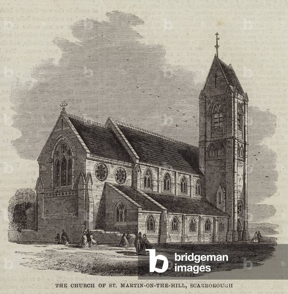 The Church of St Martin-on-the-Hill, Scarborough (engraving)