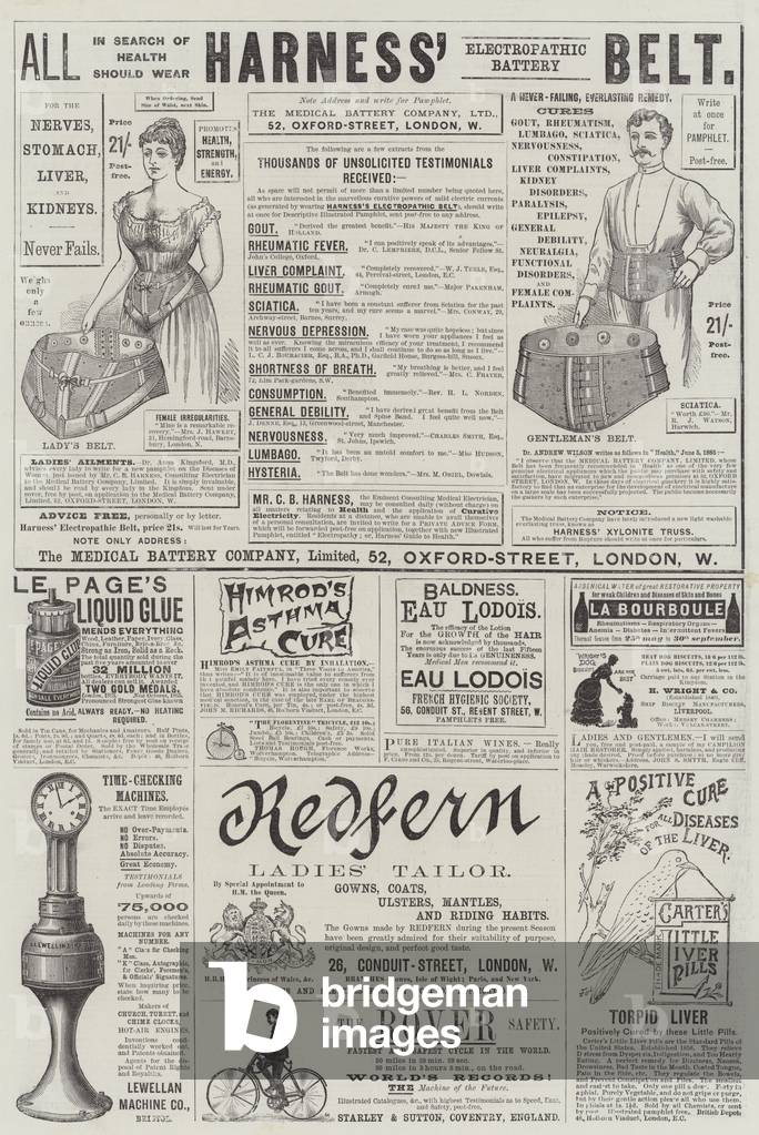 Page of Advertisements (engraving)