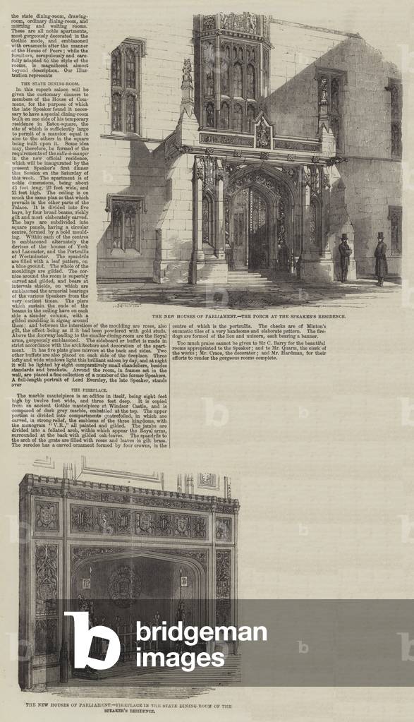 The New Houses of Parliament (engraving)