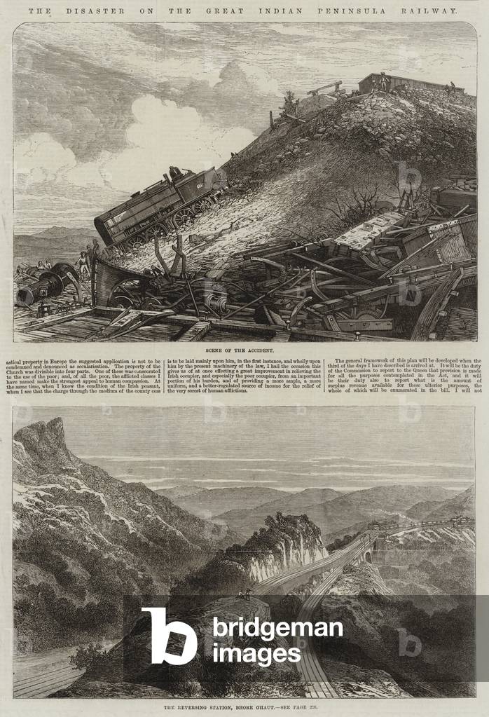 The Disaster on the Great Indian Peninsula Railway (engraving)