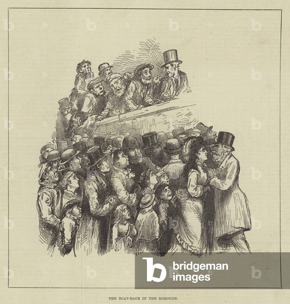 The Boat-Race in the Borough (engraving)