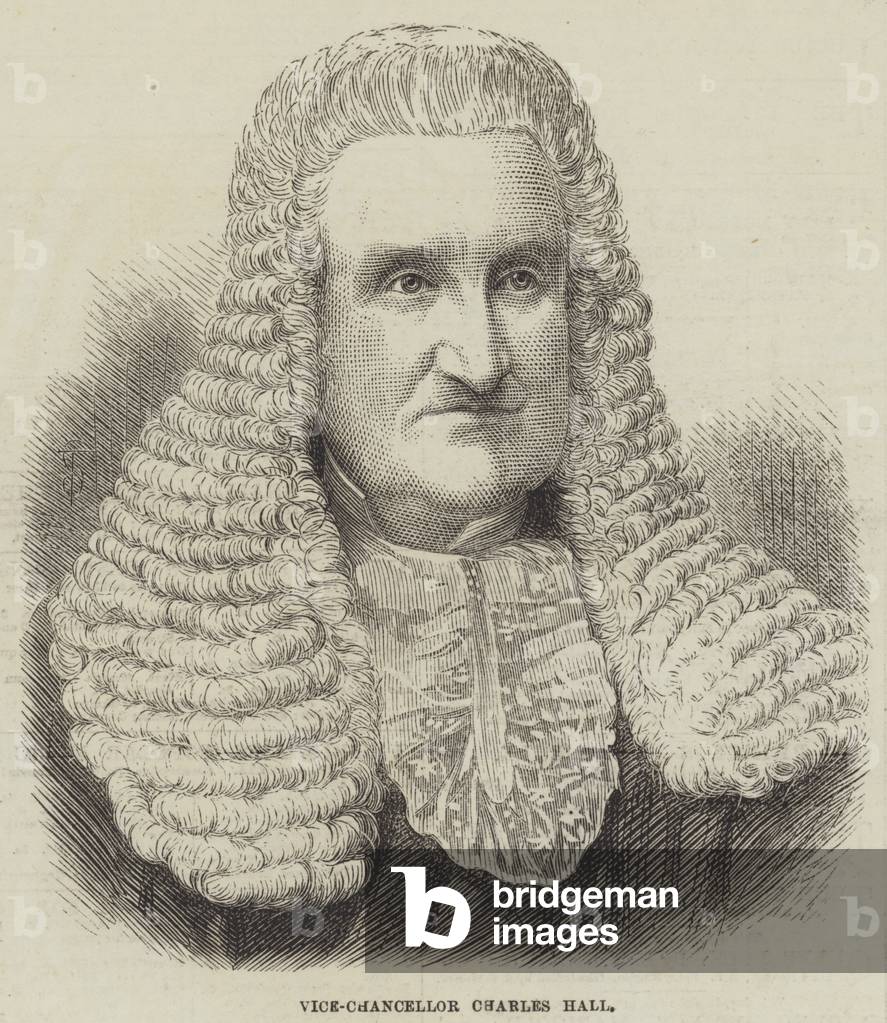 Vice-Chancellor Charles Hall (engraving)