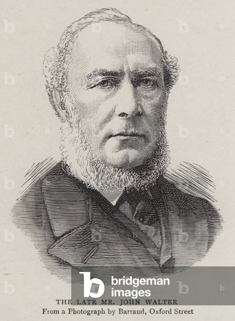 The Late Mr John Walter (engraving)