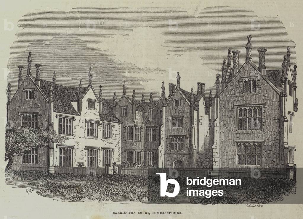 Barrington Court, Somersetshire (engraving)