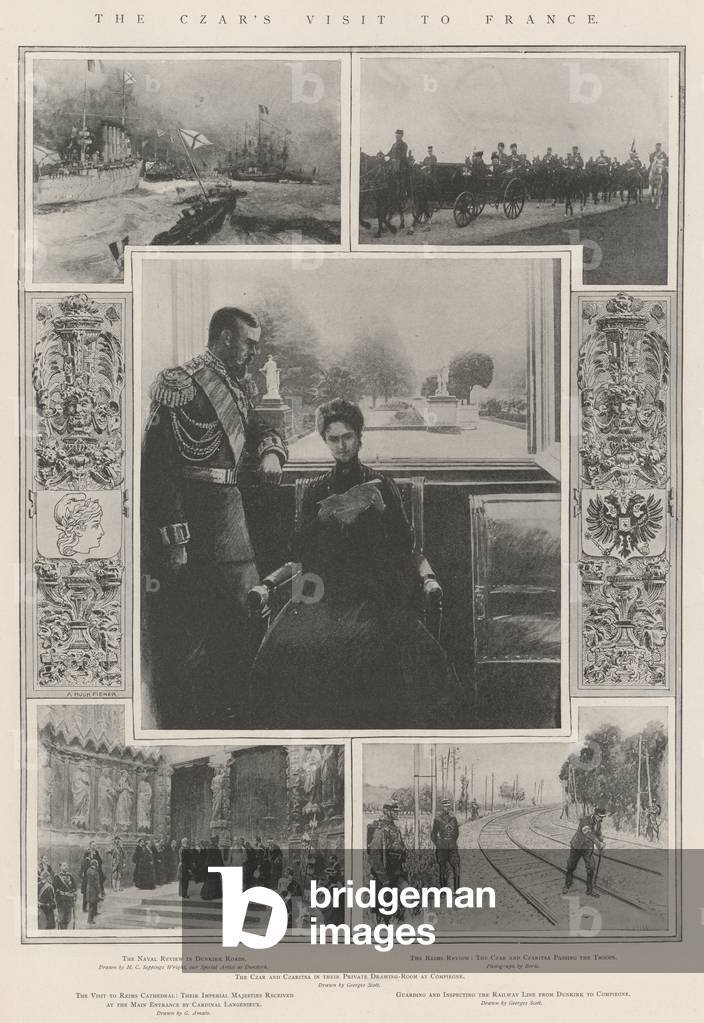The Czar's Visit to France (litho)