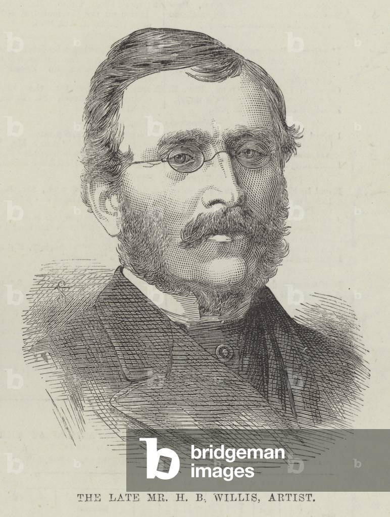 The late Mr H B Willis, Artist (engraving)