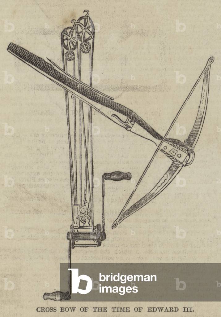 Cross Bow of the Time of Edward III (engraving)