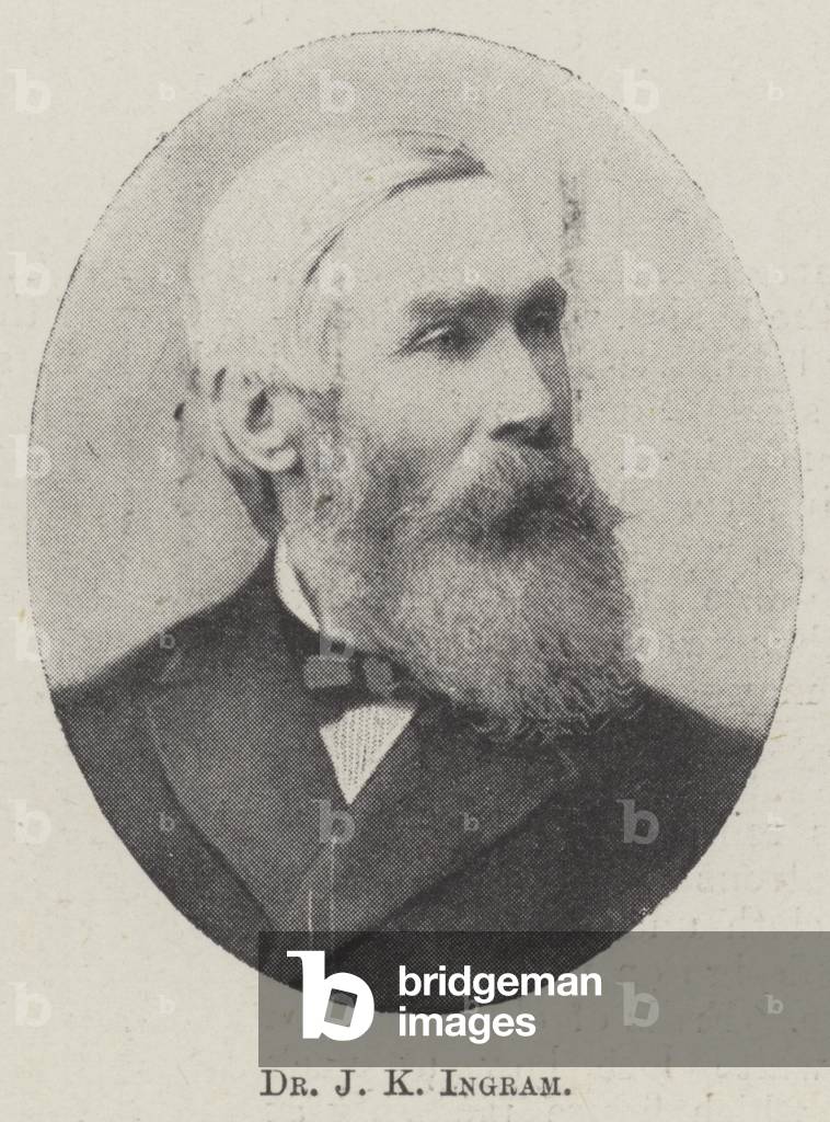 Dr J K Ingram (b/w photo)