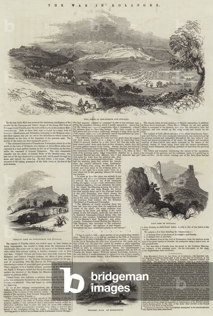 The War in Kolapore (engraving)