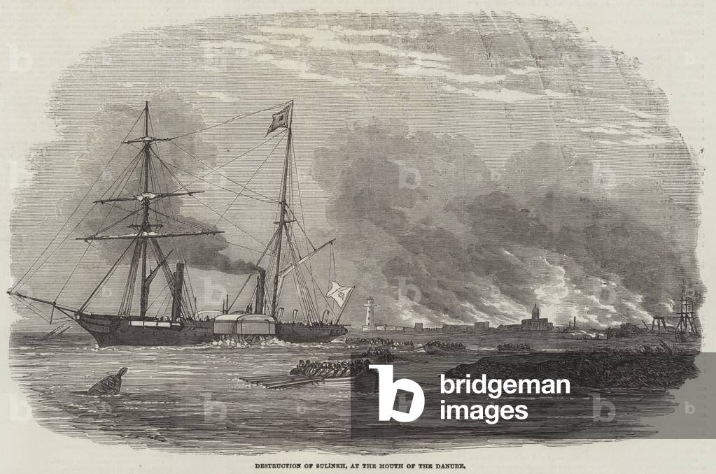 Destruction of Sulineh (engraving)