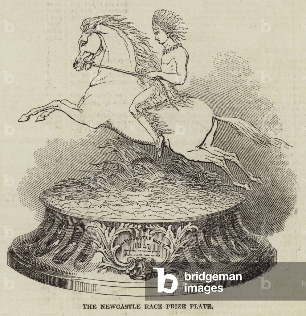 The Newcastle Race Prize Plate (engraving)