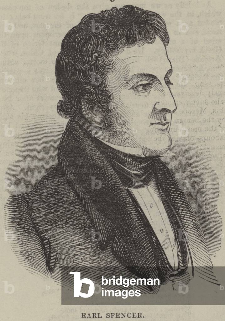 Lord Althorp, Earl Spencer (engraving)