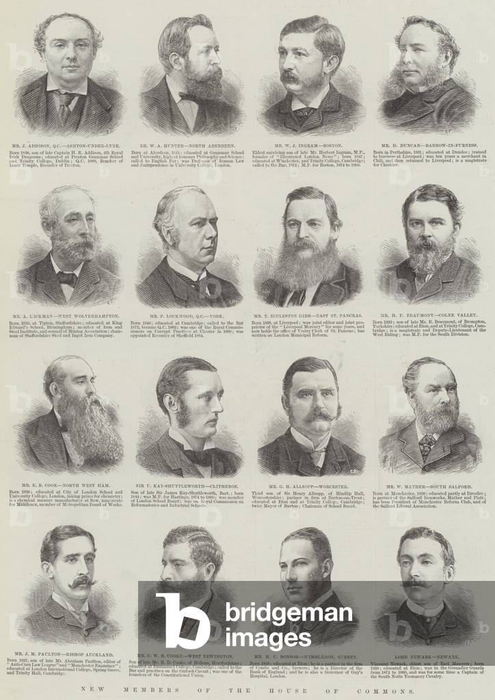 New Members of the House of Commons (engraving)