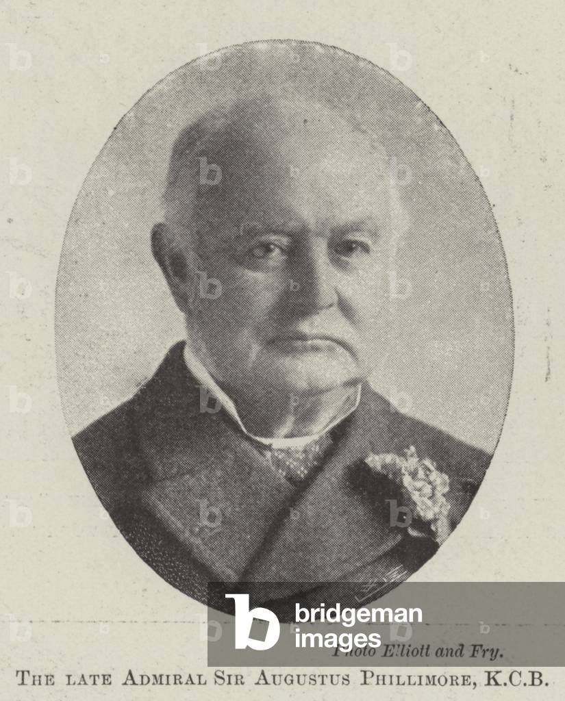 The late Admiral Sir Augustus Phillimore, KCB (b/w photo)