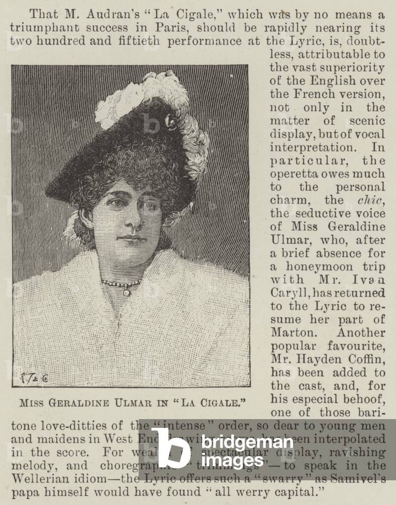 Miss Geraldine Ulmer in 