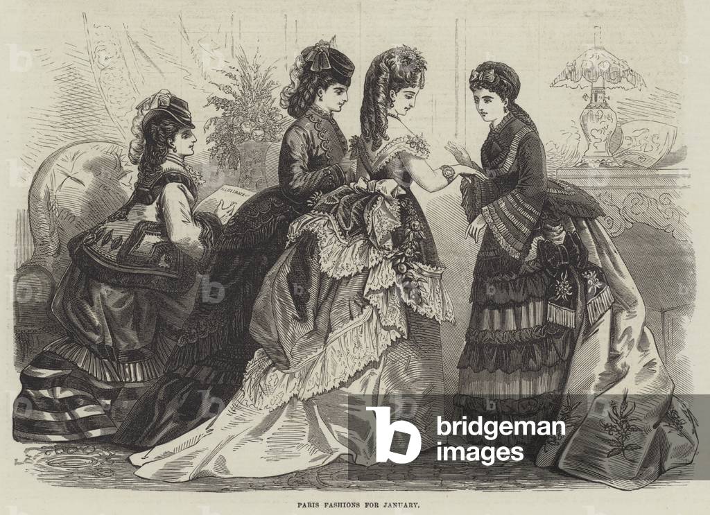 Paris Fashions for January (engraving)