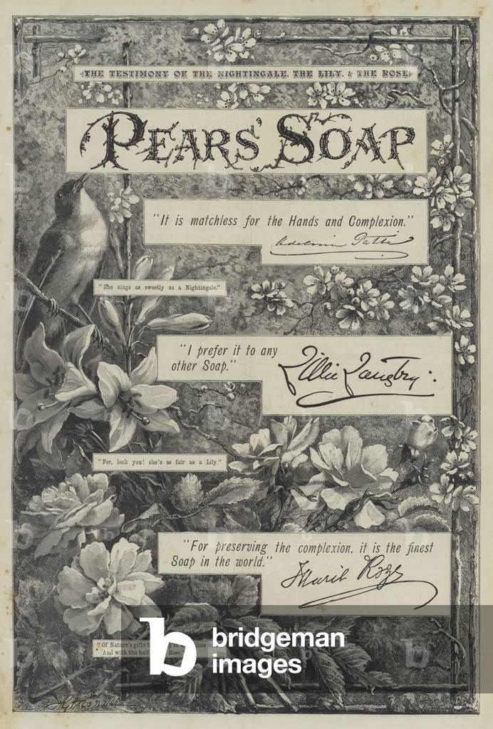 Advertisement, Pears' Soap (engraving)