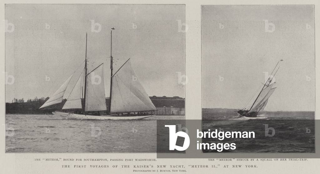 The First Voyages of the Kaiser's New Yacht, 