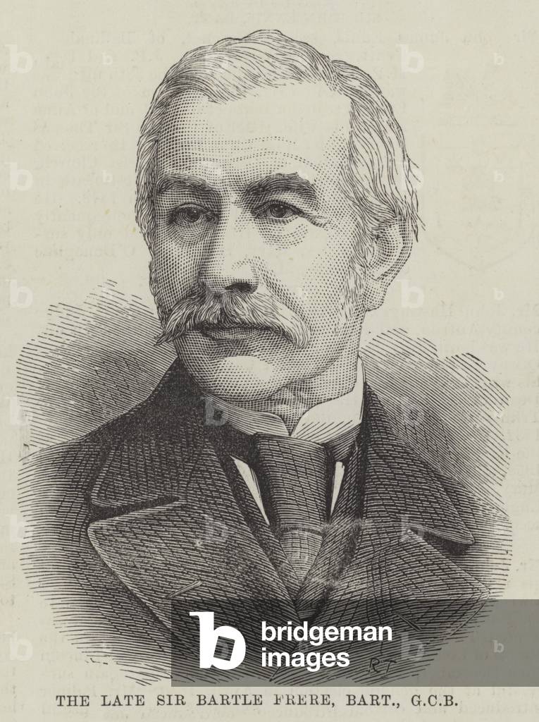 The late Sir Bartle Frere, Baronet, GCB (engraving)