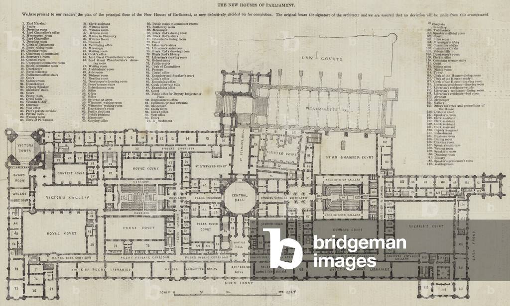 The New Houses of Parliament (engraving)
