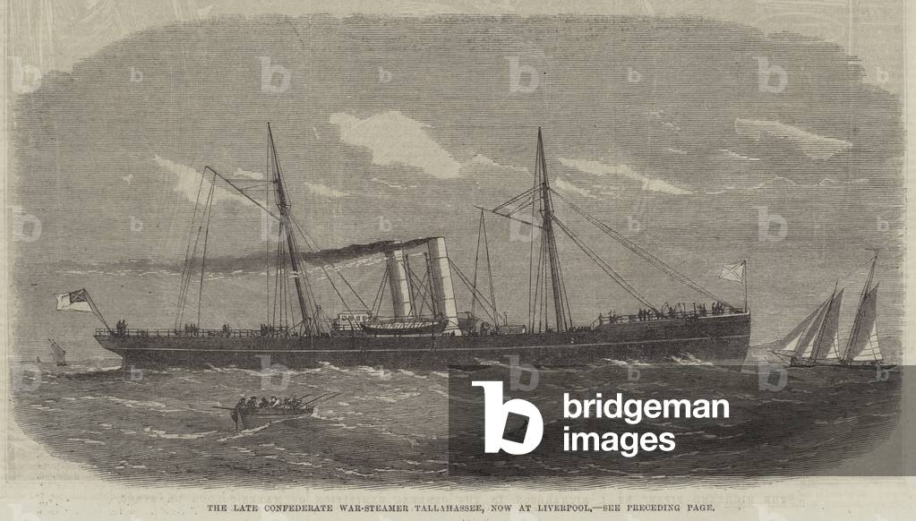 The late Confederate War-Steamer Tallahassee, now at Liverpool (engraving)