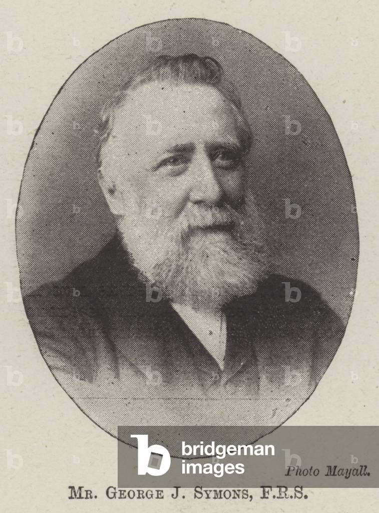 Mr George J Symons, FRS (engraving)