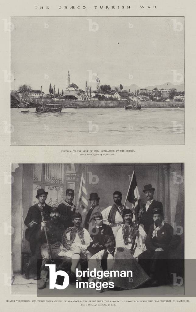 The Graeco-Turkish War (b/w photo)