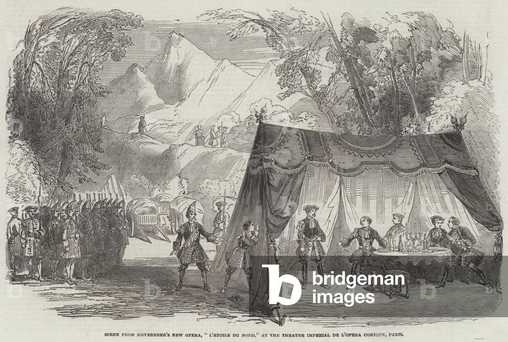 Scene from Meyerbeer's New Opera, 